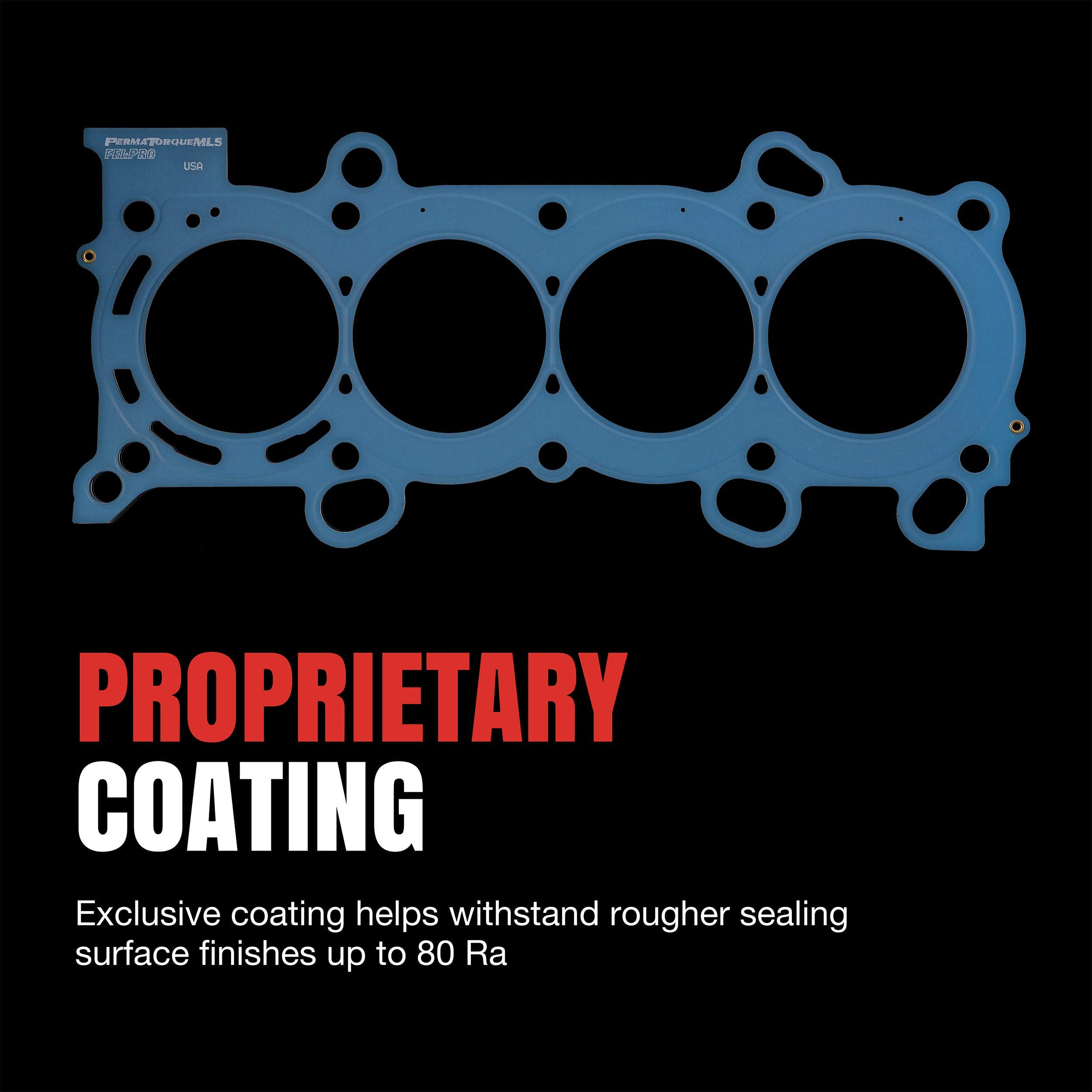 Fel-Pro multilayer steel edge detail illustrating durable construction