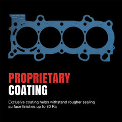 Fel-Pro multilayer steel edge detail illustrating durable construction