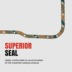 Fel‑Pro SnapUp feature holding gasket in place for easier installation