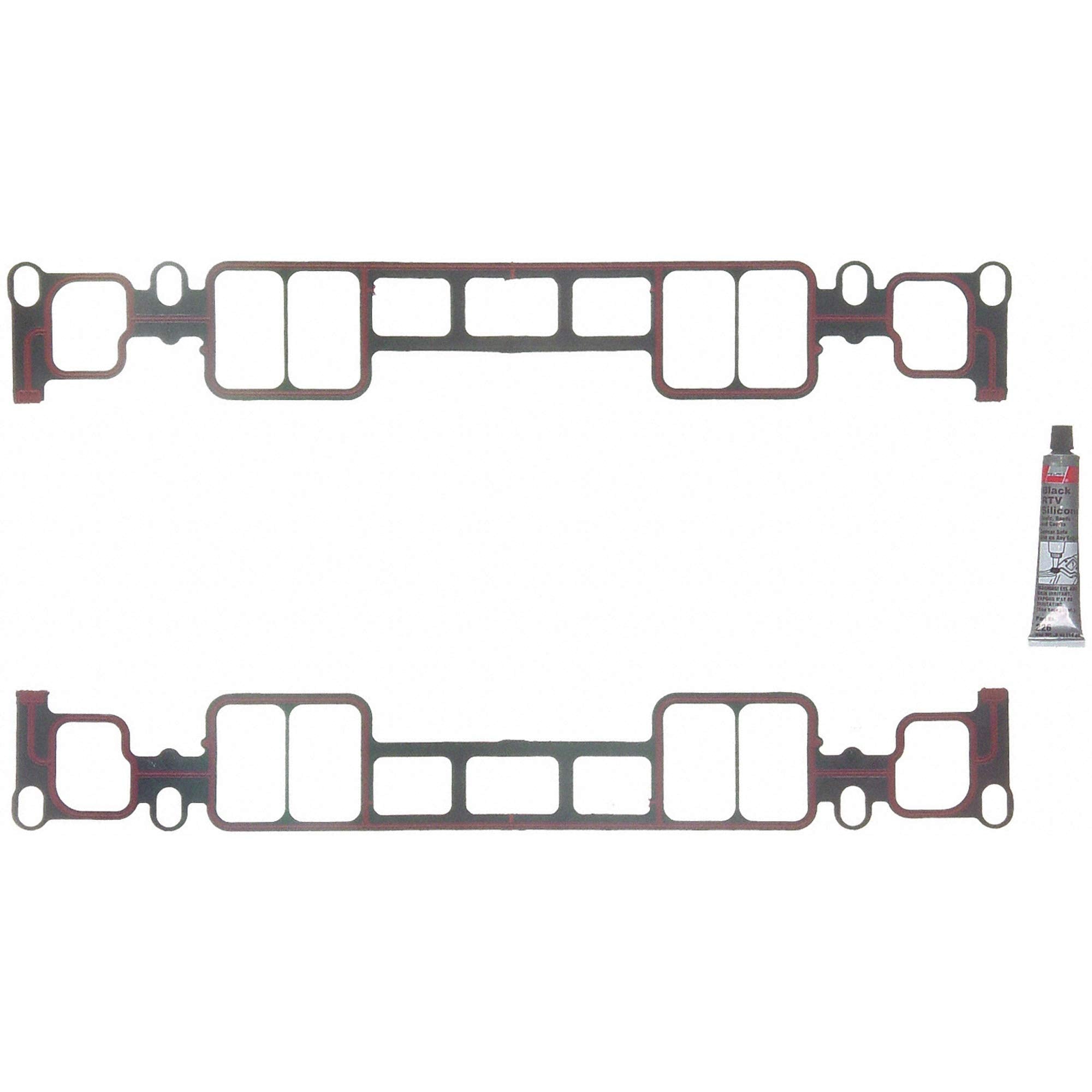 Fel-Pro intake manifold gasket set front view showing kit contents and reliable seal