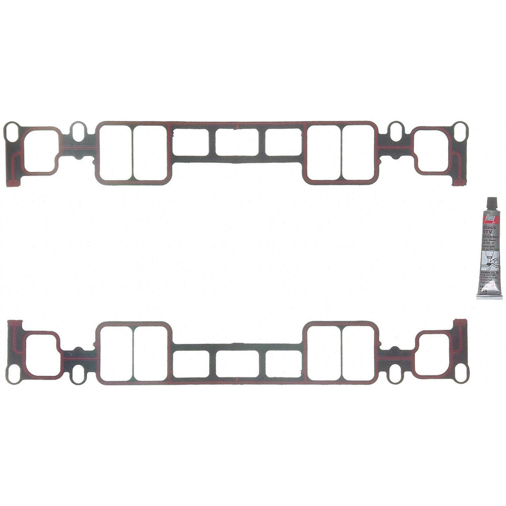 Fel-Pro intake manifold gasket set front view showing kit contents and reliable seal