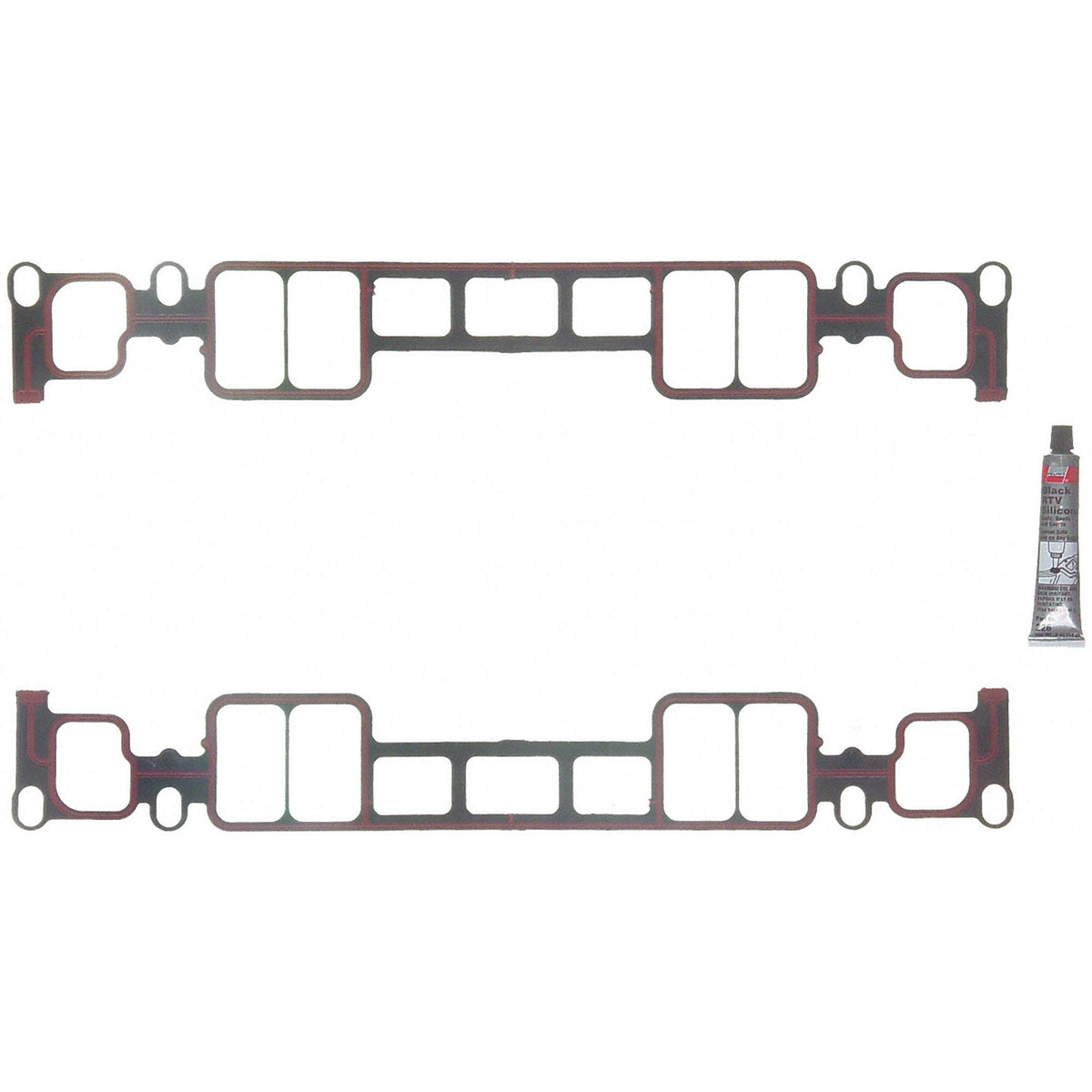 Fel-Pro intake manifold gasket set front view showing kit contents and reliable seal