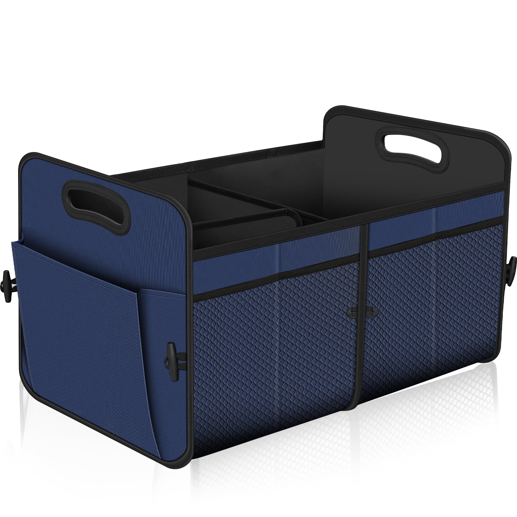 Femuar front view showing full-size organizer and easy-loading benefit