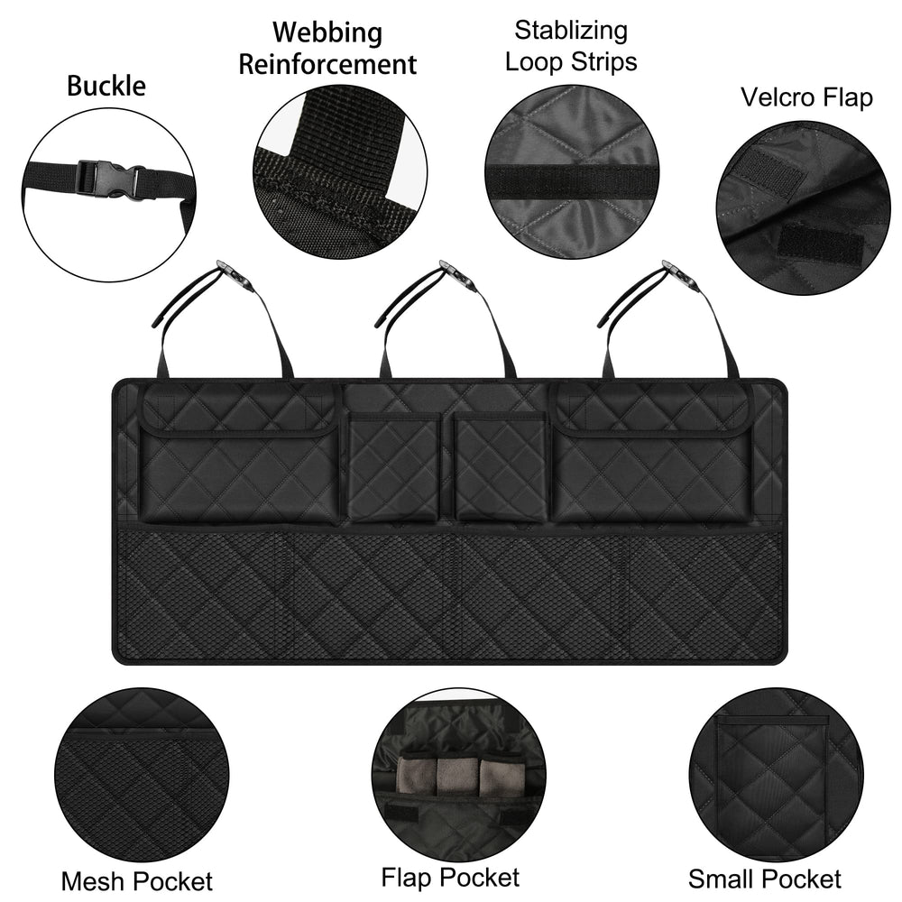 Femuar pocket detail with items showing organized sorting advantage