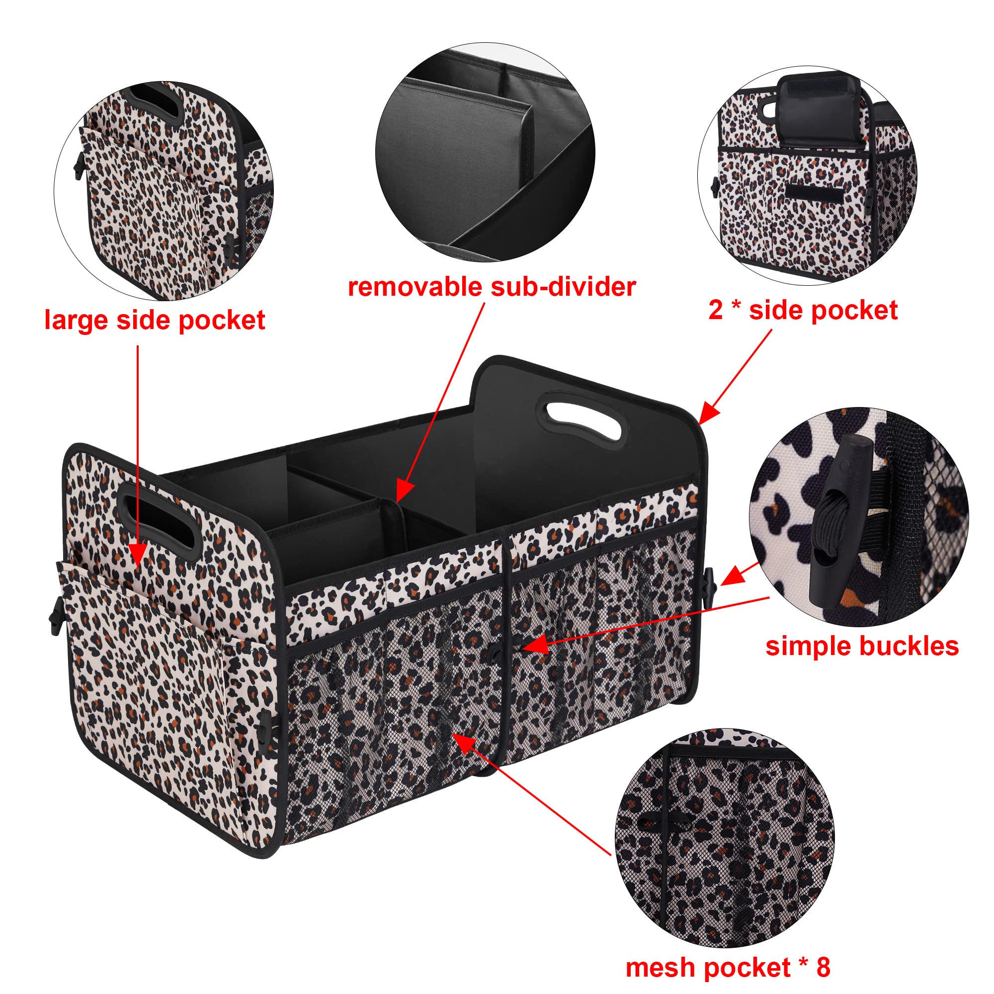 Femuar pocket detail storing bottles and tools for quick access