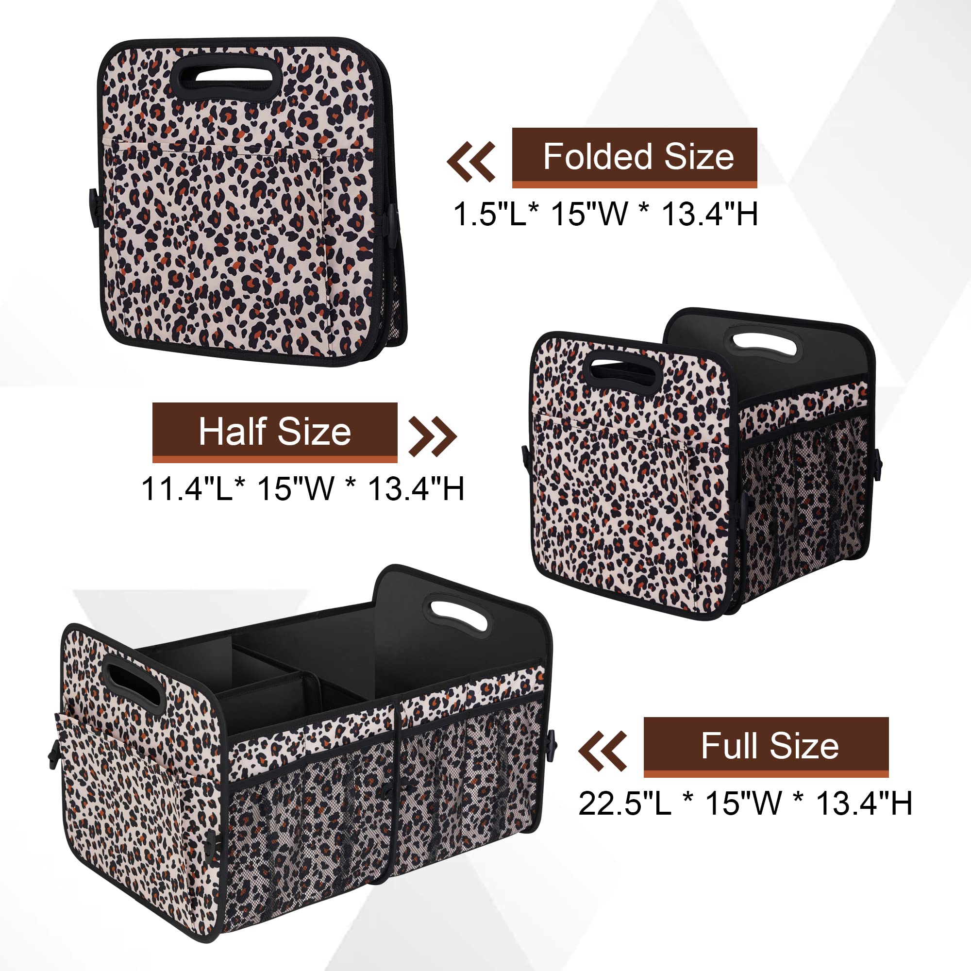 Femuar non-slip base detail keeps organizer secure while driving