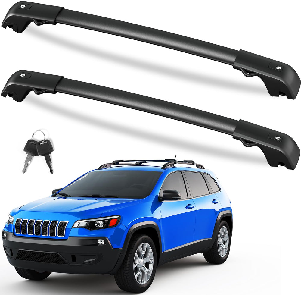 FengYu front view installed on Jeep Cherokee showing secure cargo support