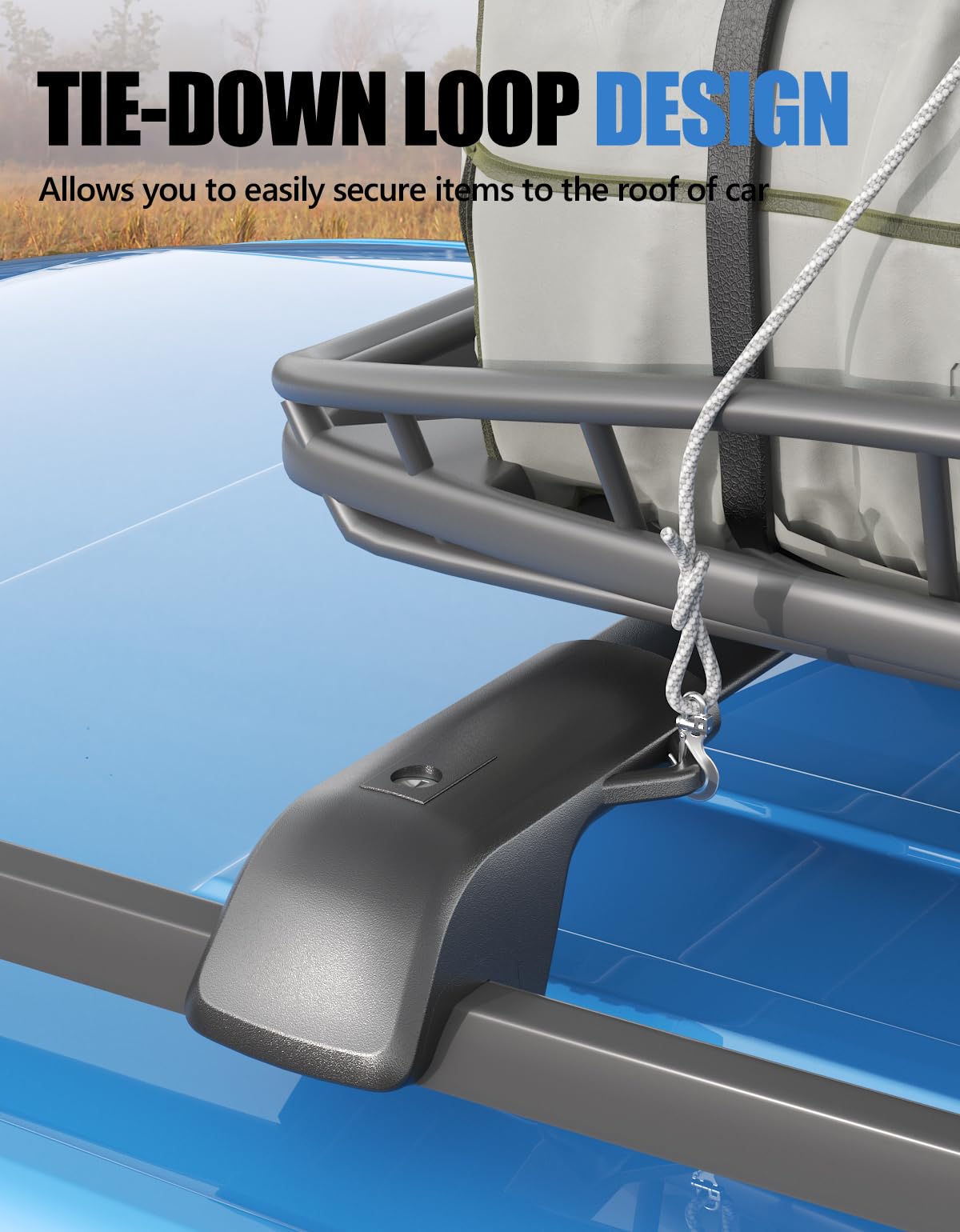 FengYu installed carrying a kayak illustrating practical outdoor cargo use