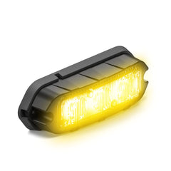 Feniex T3 front profile amber showing compact light and bright output