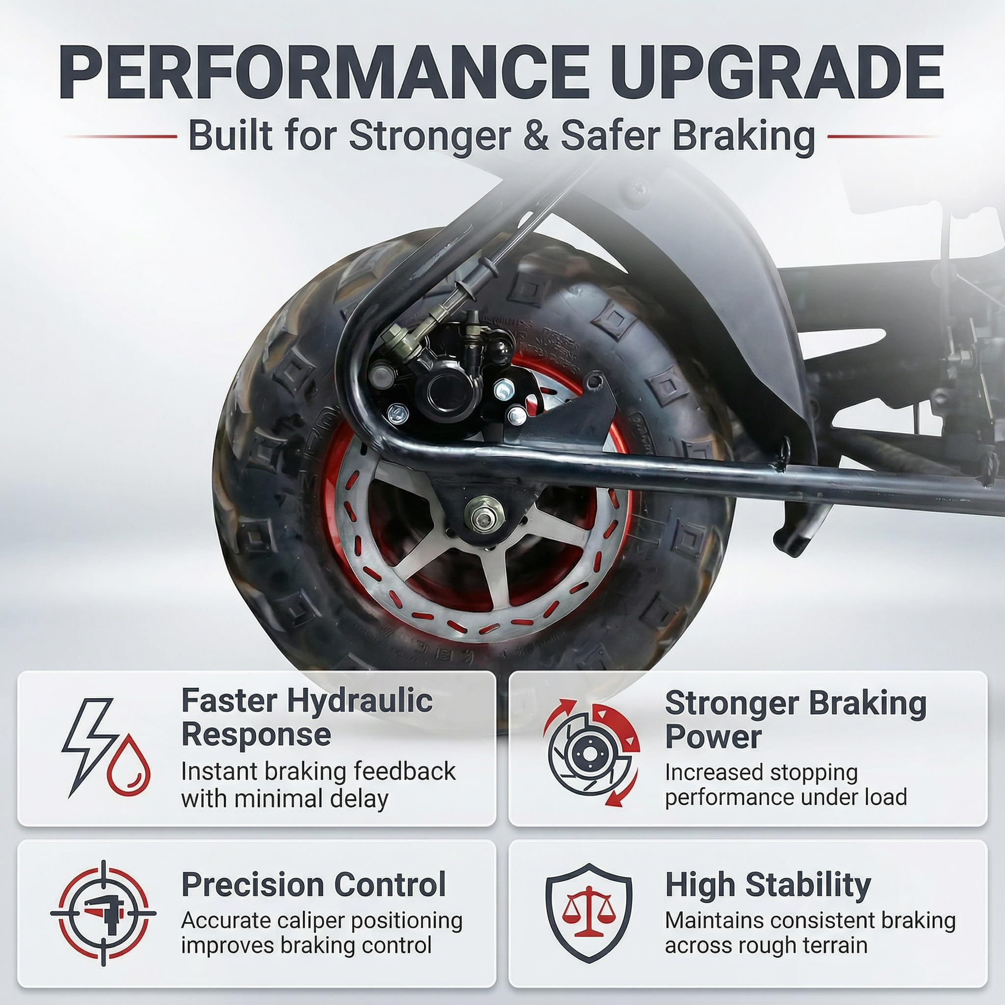 Feralmoto organized hardware kit showing included bolts and spacers for bolt-on convenience