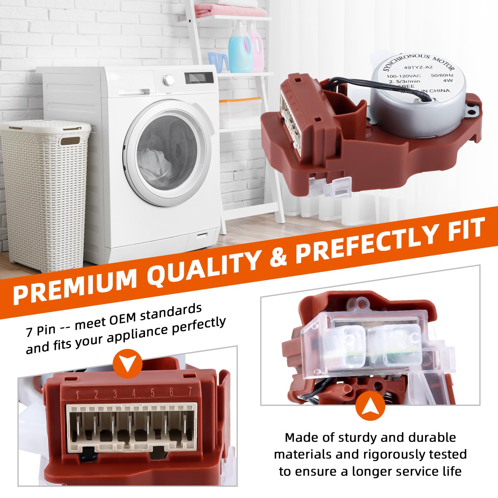 Fetechmate side profile showing size and scale for correct washer compatibility benefit