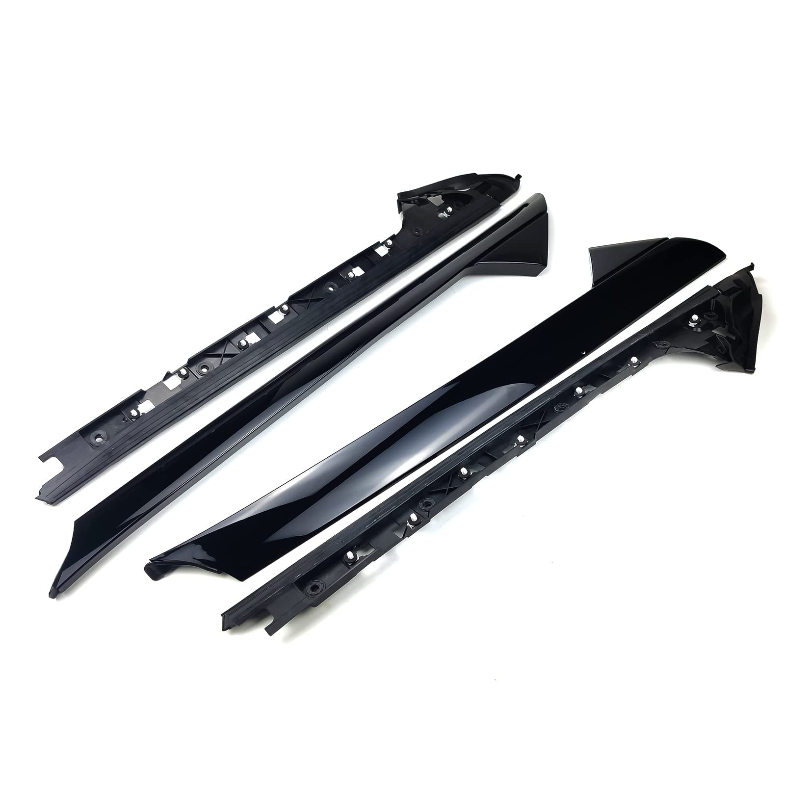 FEXON front A-pillar trim packaging showing new replacement and benefits
