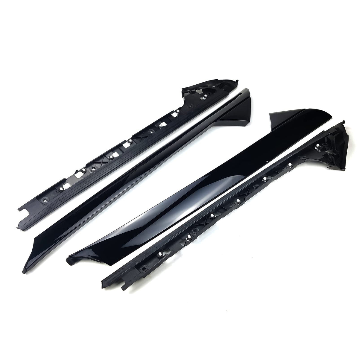 FEXON front A-pillar trim packaging showing new replacement and benefits