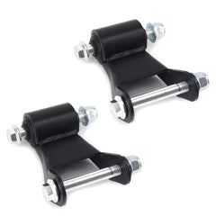 FEXON front view of shackle pair showing fit and corrosion-resistant finish