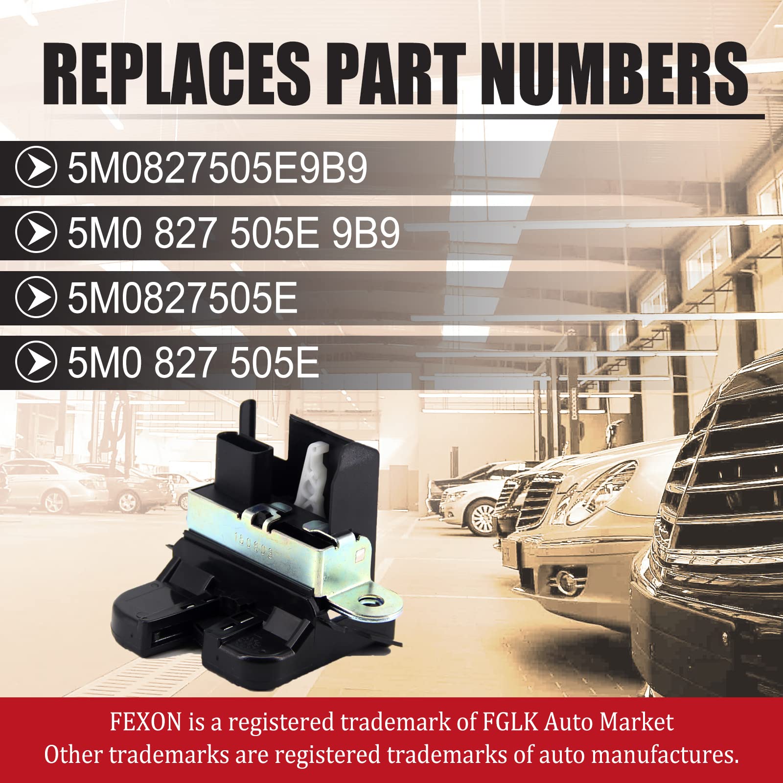 FEXON side profile mounted latch demonstrating correct alignment benefits