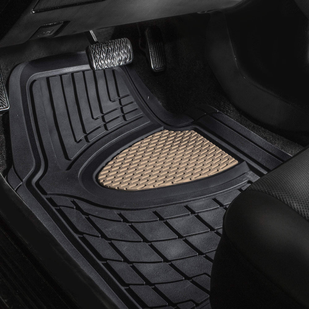 FH Group black cargo liner flat showing cargo-area spill containment benefit