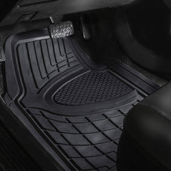 FH Group driver-side mat installed illustrating secure fit and anti-slip benefit