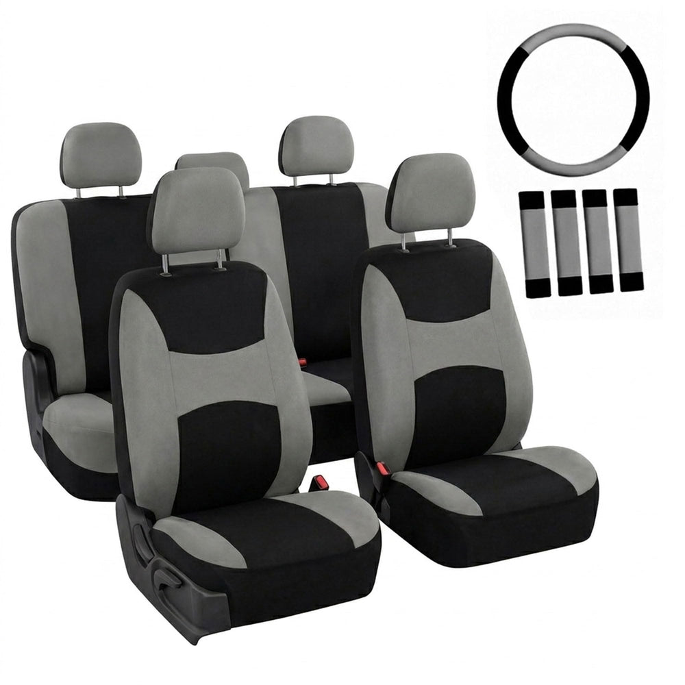 FH Group front seats overview showing full interior protection and clean look