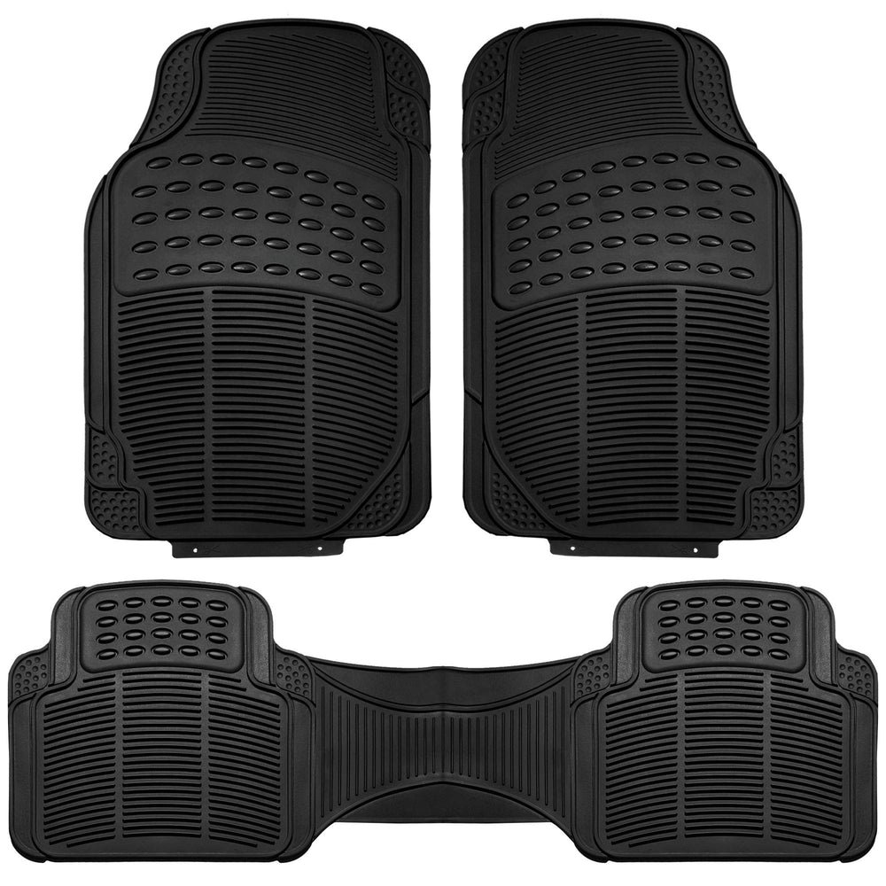 FH Group front view of 3pc mat set showing full coverage and durable look