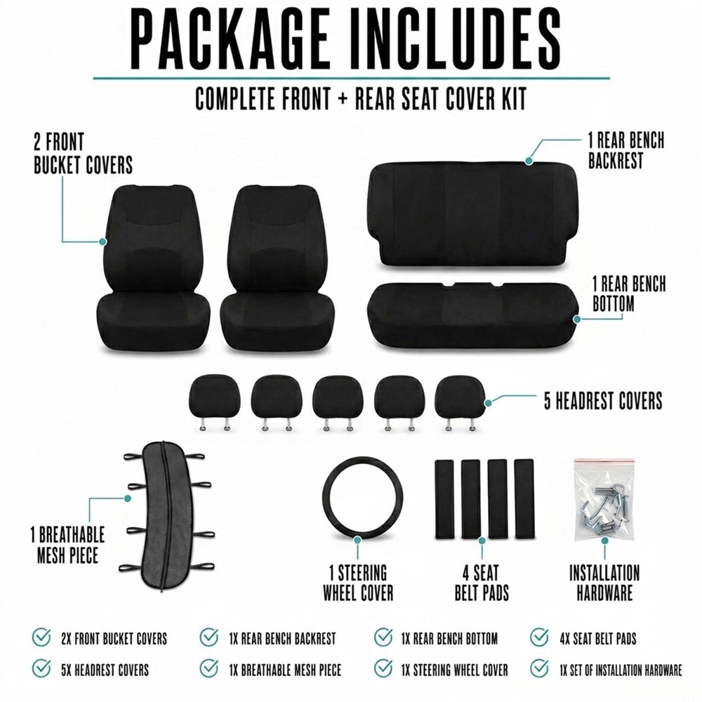 FH Group headrest fit demo showing removable headrest compatibility