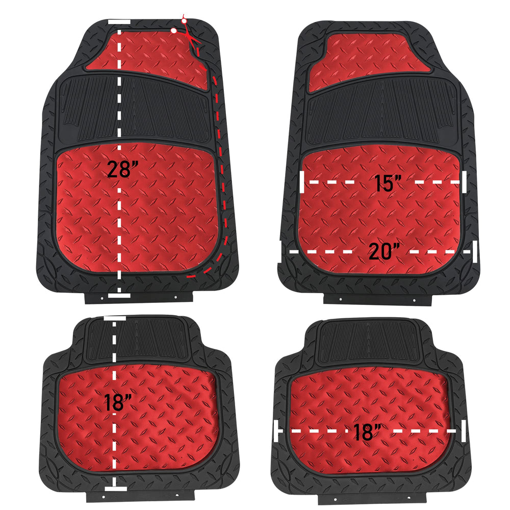 FH Group driver-side mat installed demonstrating fit and pedal clearance