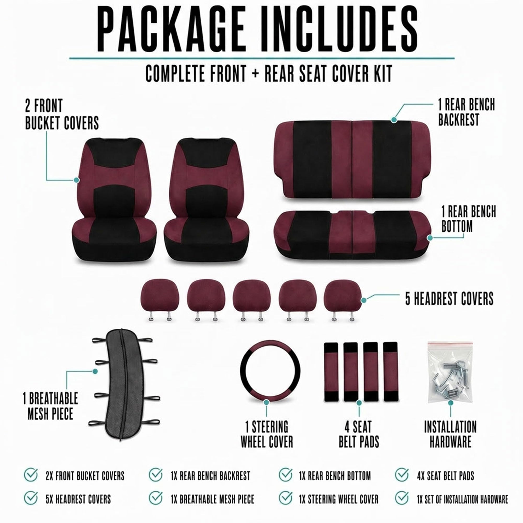 FH Group installed in SUV lifestyle scene protecting seats during family travel