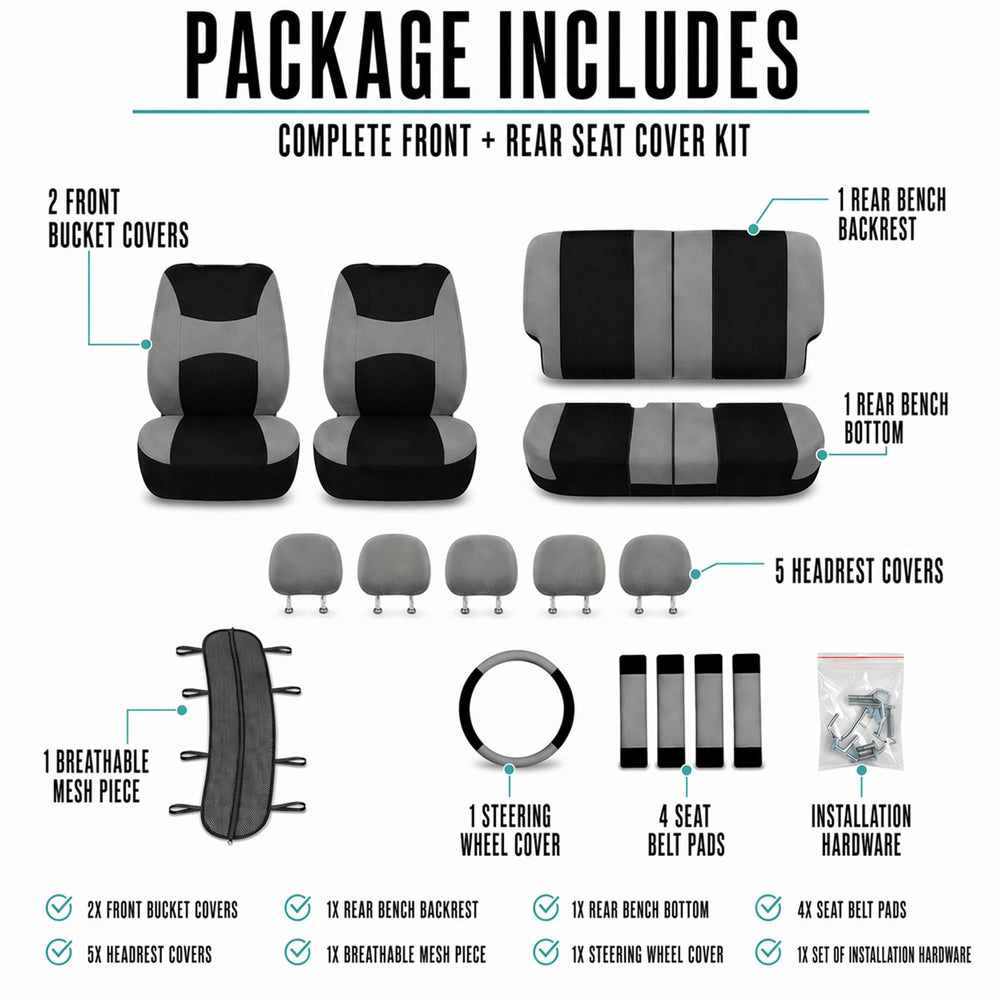 FH Group installed in SUV lifestyle scene protecting seats and resisting messes