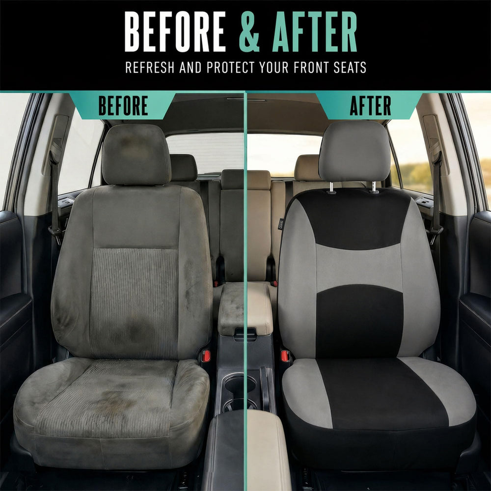 FH Group split bench zip open displaying access to middle armrest and mobility