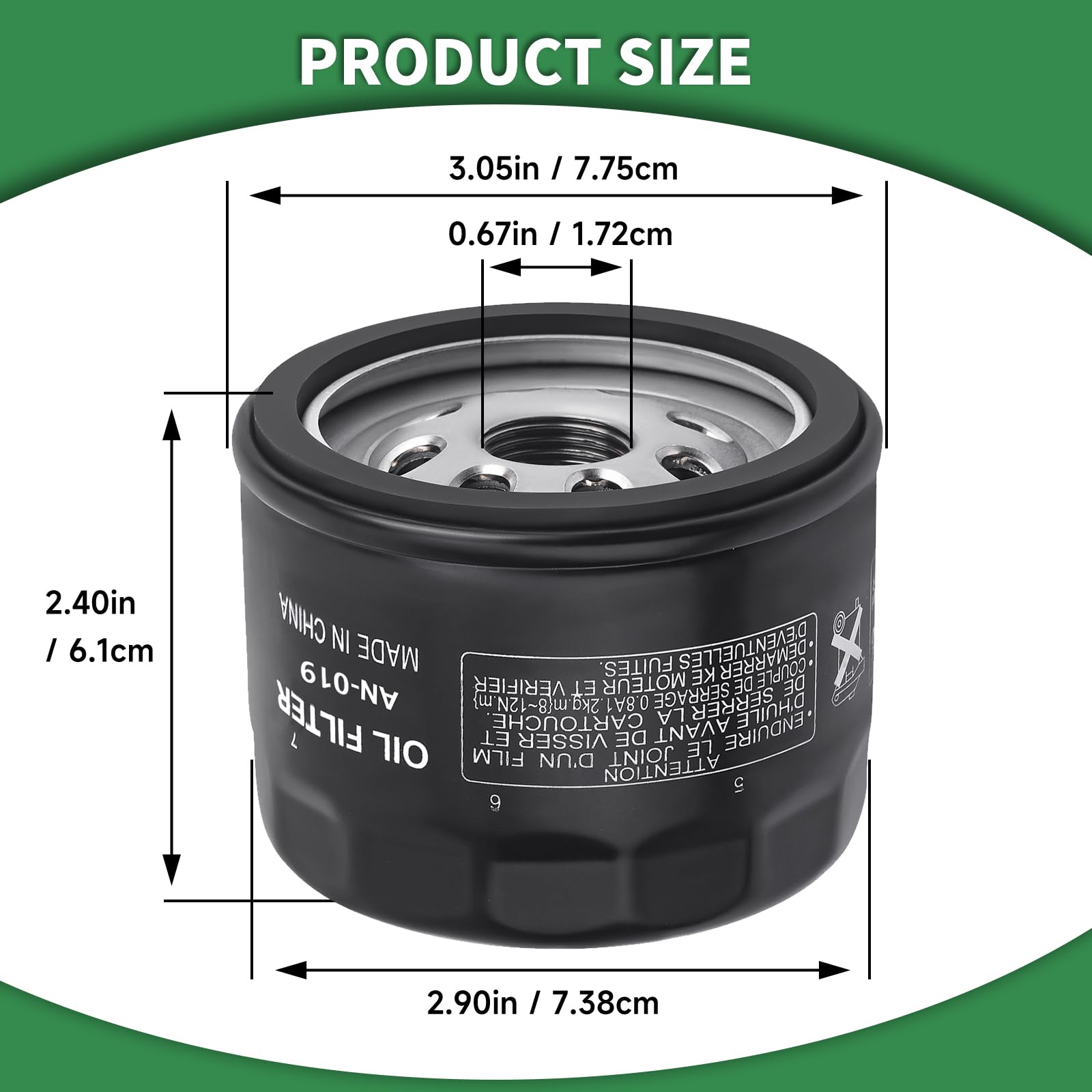 FHSJXR oil filter dual pack boxed for convenient spare and maintenance readiness