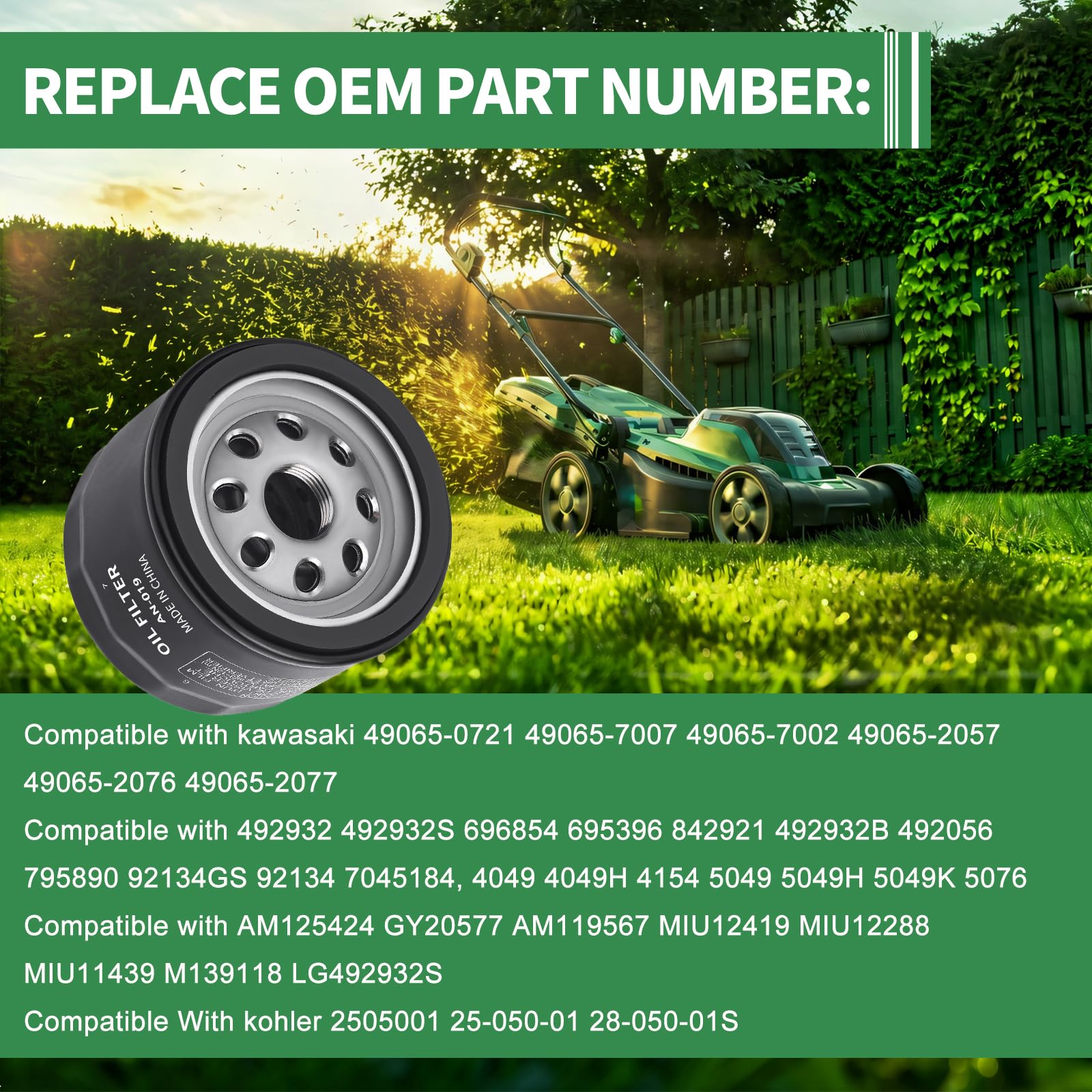 FHSJXR oil filter thread detail illustrating secure fit and leak prevention