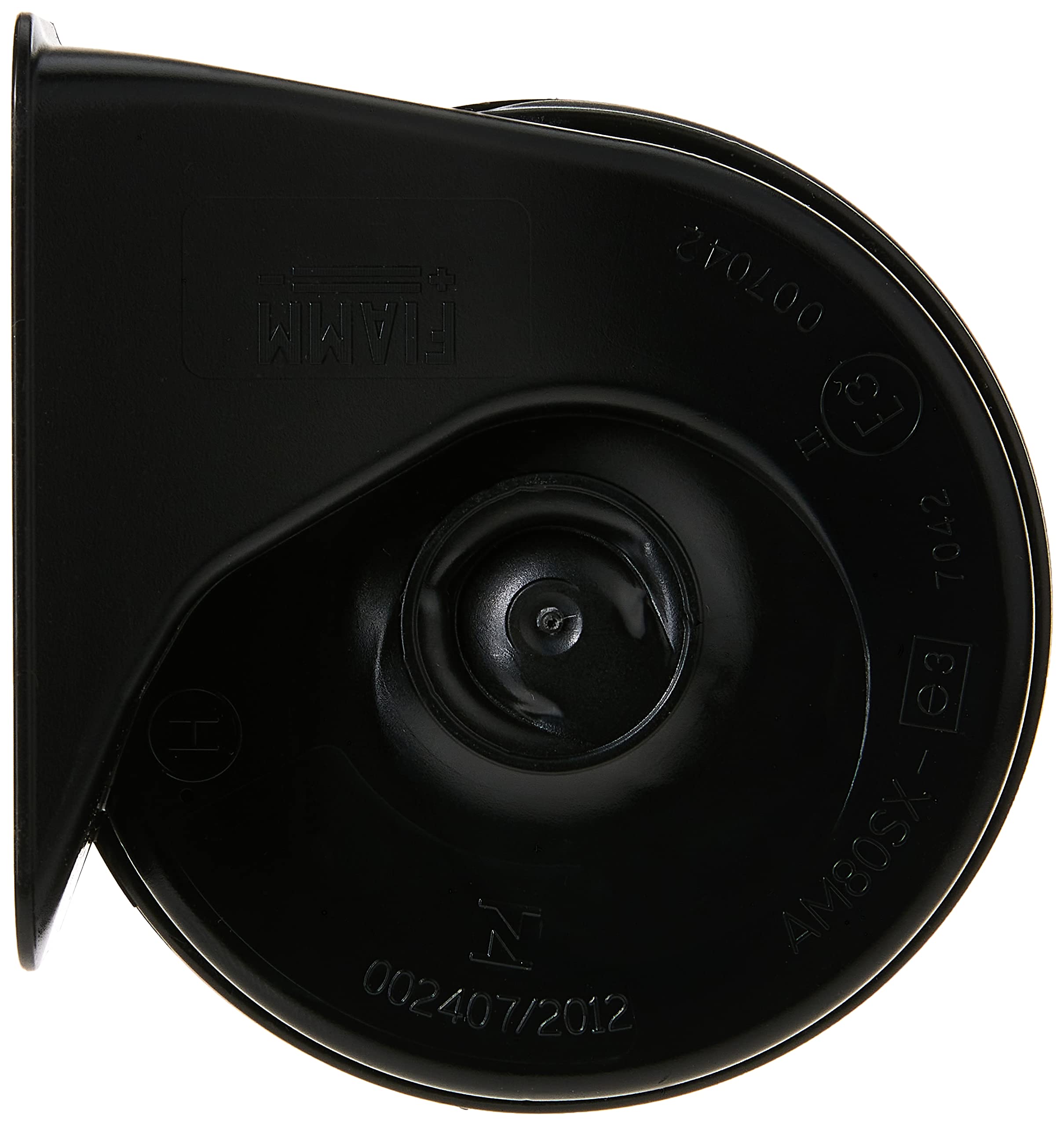 FIAMM horn installed on vehicle frame demonstrating easy fit and secure mounting
