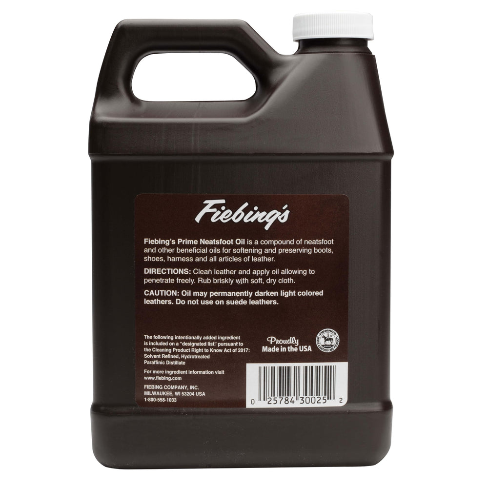 Fiebing's oil used on a saddle in workshop, depicting practical restoration benefit
