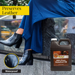 Tough 1 Fiebing's open lid revealing oil texture for easy absorption