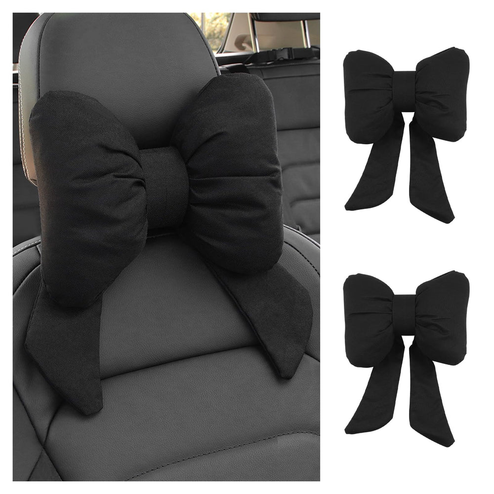 Figpade bow pillows front view showing cute design and decorative benefit
