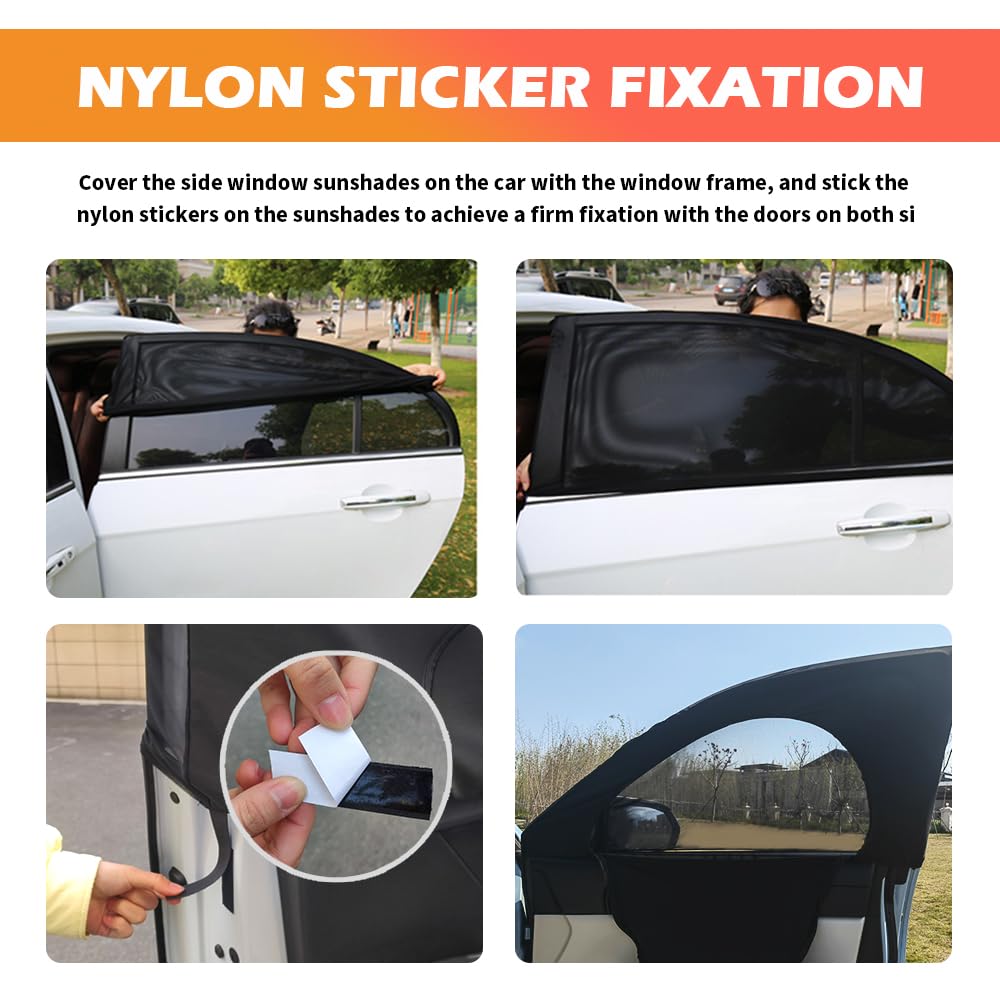 Figpade folded shades in glove compartment showing space-saving storage