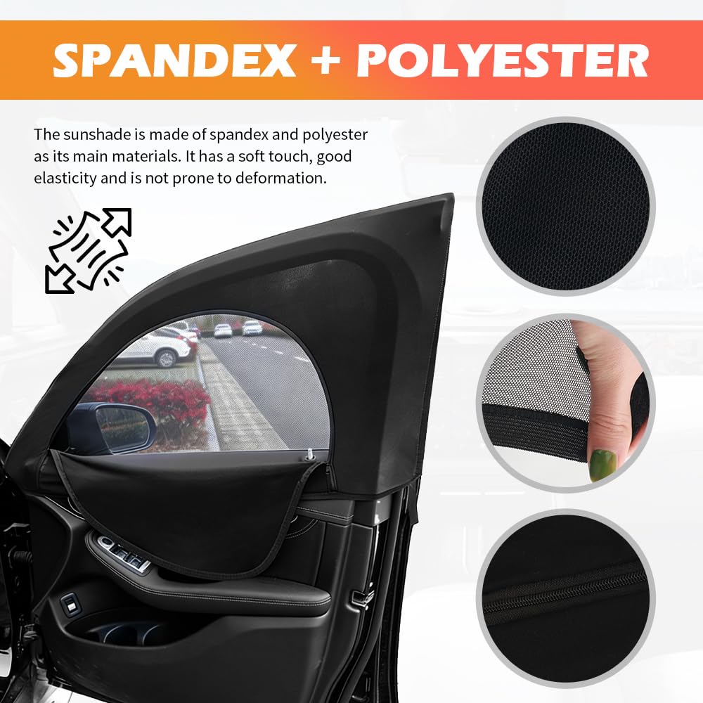 Figpade rear shade mounted showing airflow and passenger comfort