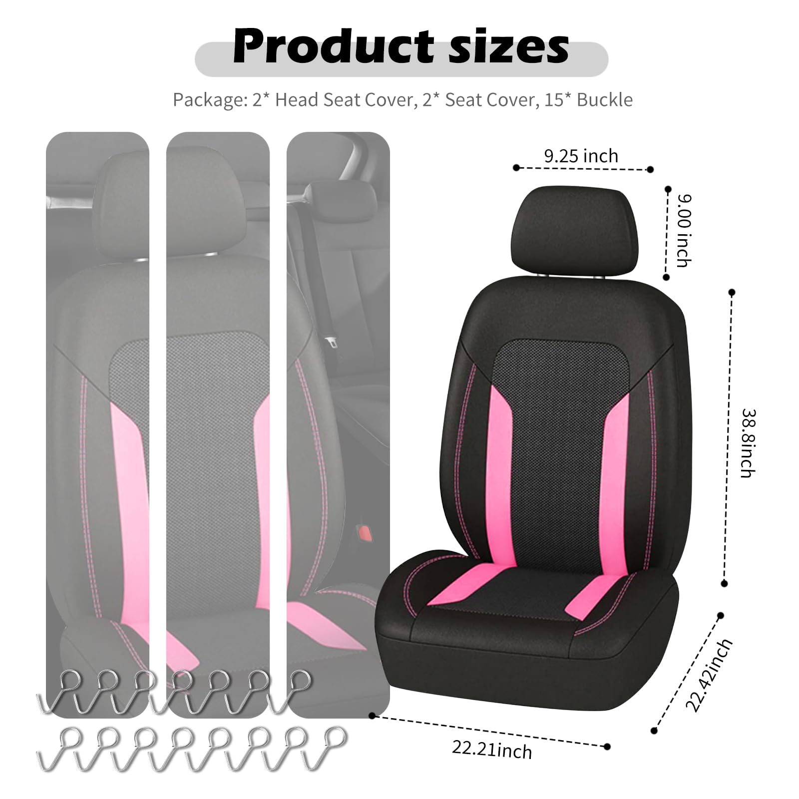 Figpade mesh backrest close-up showing breathability benefit