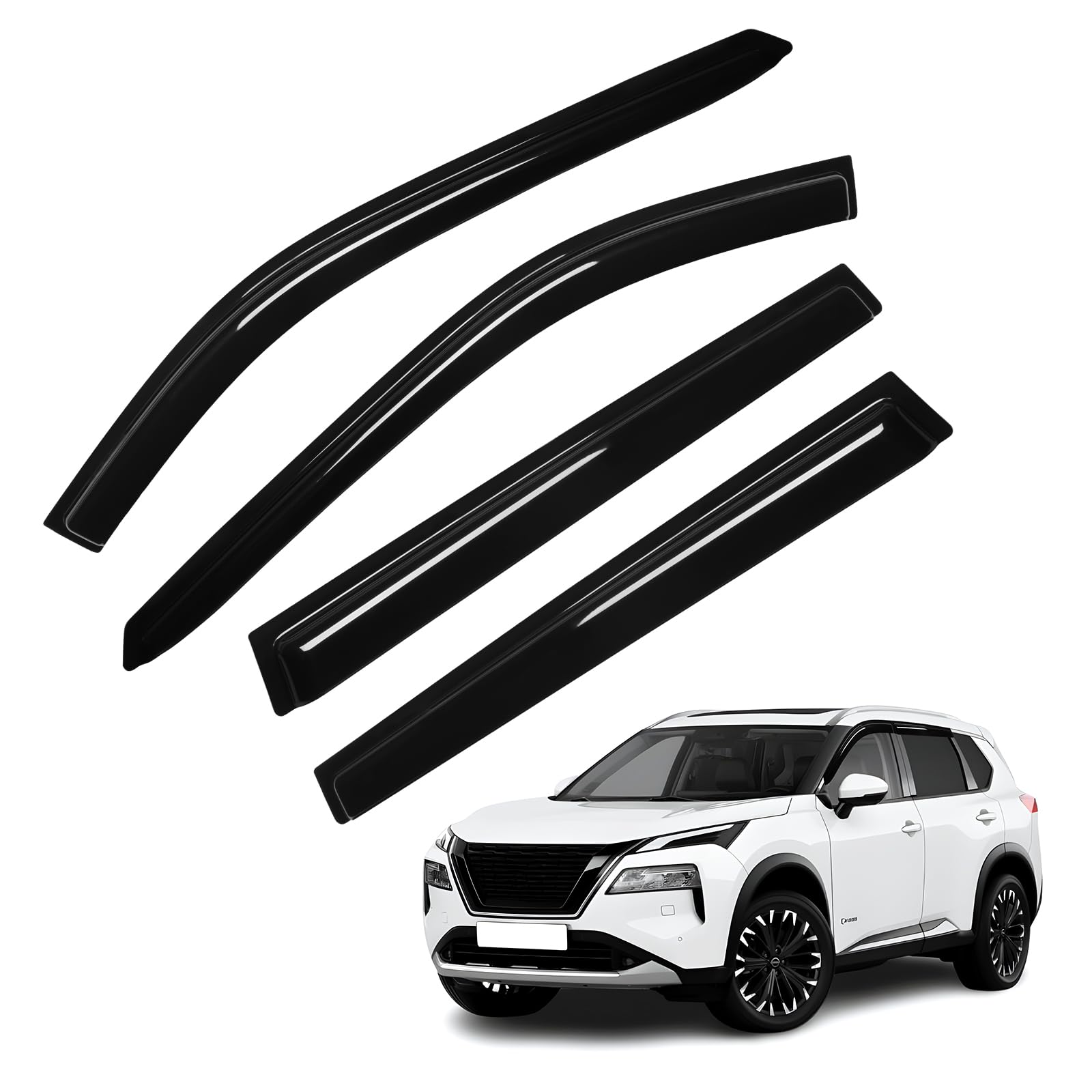 FIILINES front passenger visor fitted, improves ventilation and blocks rain