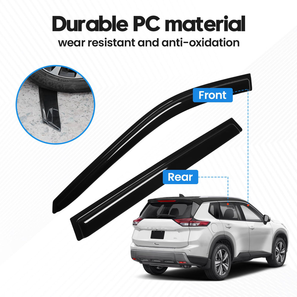 FIILINES visor with window ajar in rain, allows airflow without water entry