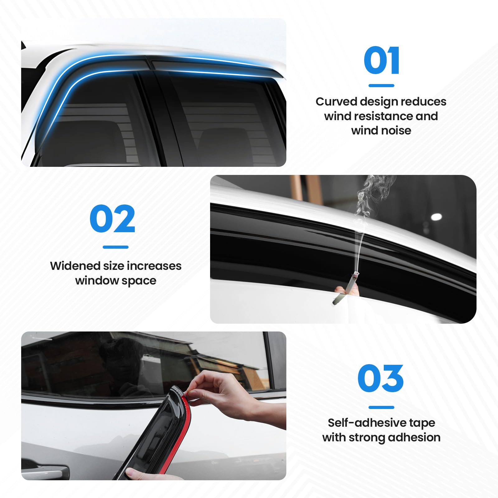 FIILINES visor with window cracked slightly to show better ventilation and reduced fogging