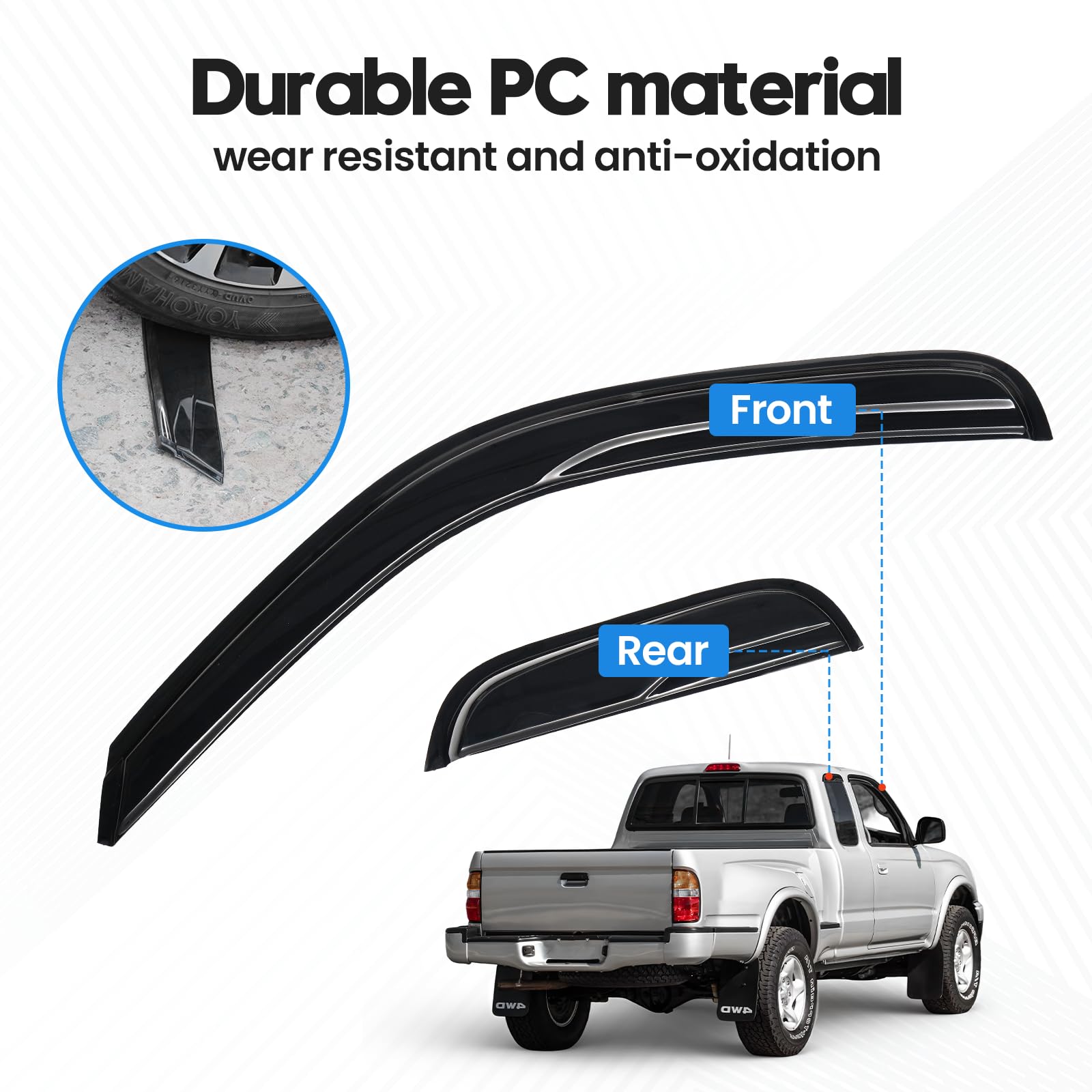 FIILINES adhesive tape detail for secure, tool-free mounting