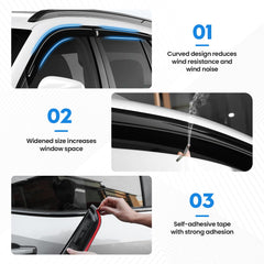 FIILINES visor adhesive tape detail showing easy installation advantage