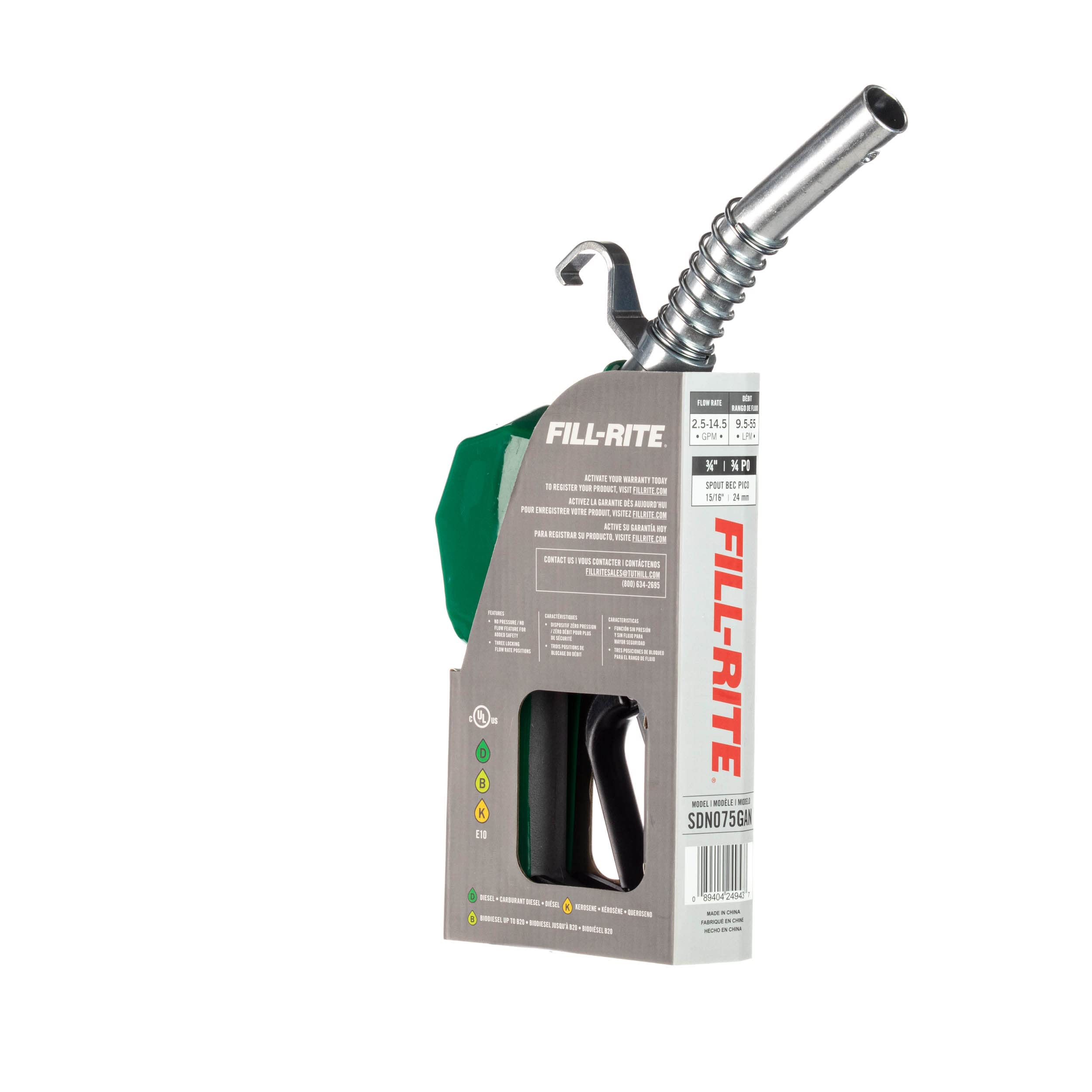 Fill-Rite lifestyle shot refueling a truck highlighting compatibility and convenience