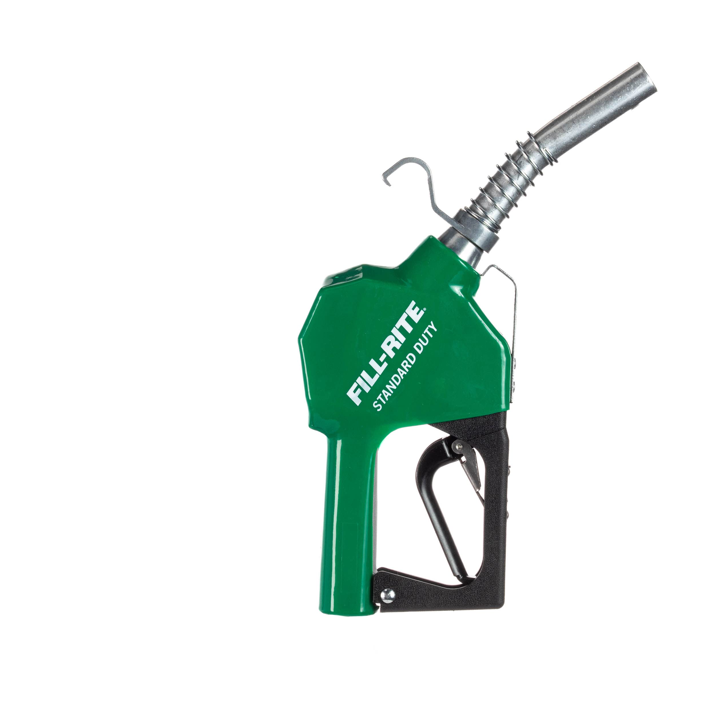 Fill-Rite close-up of 15/16-inch spout and automatic shutoff for precise filling