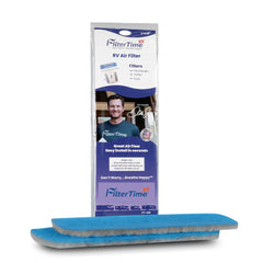 FilterTime FT-416 front packaging showing two filters and model label, clear identification benefit