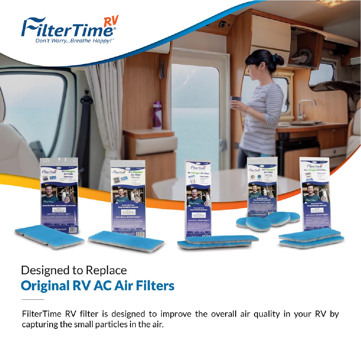 FilterTime FT-714 side profile showing pleat depth and airflow