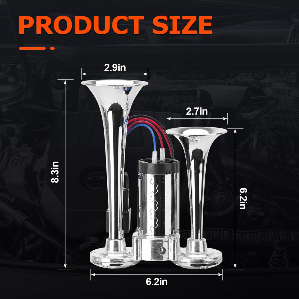 FILTERUP trumpet side profile showing rugged metal construction and longevity