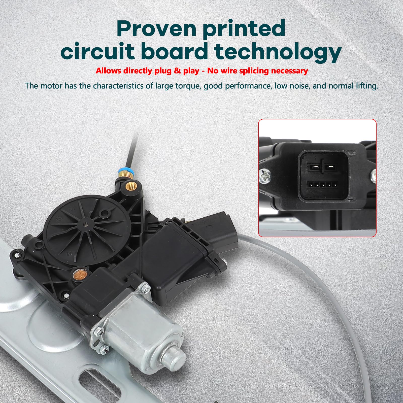FINDAUTO gear and track detail highlighting reinforced parts for durability