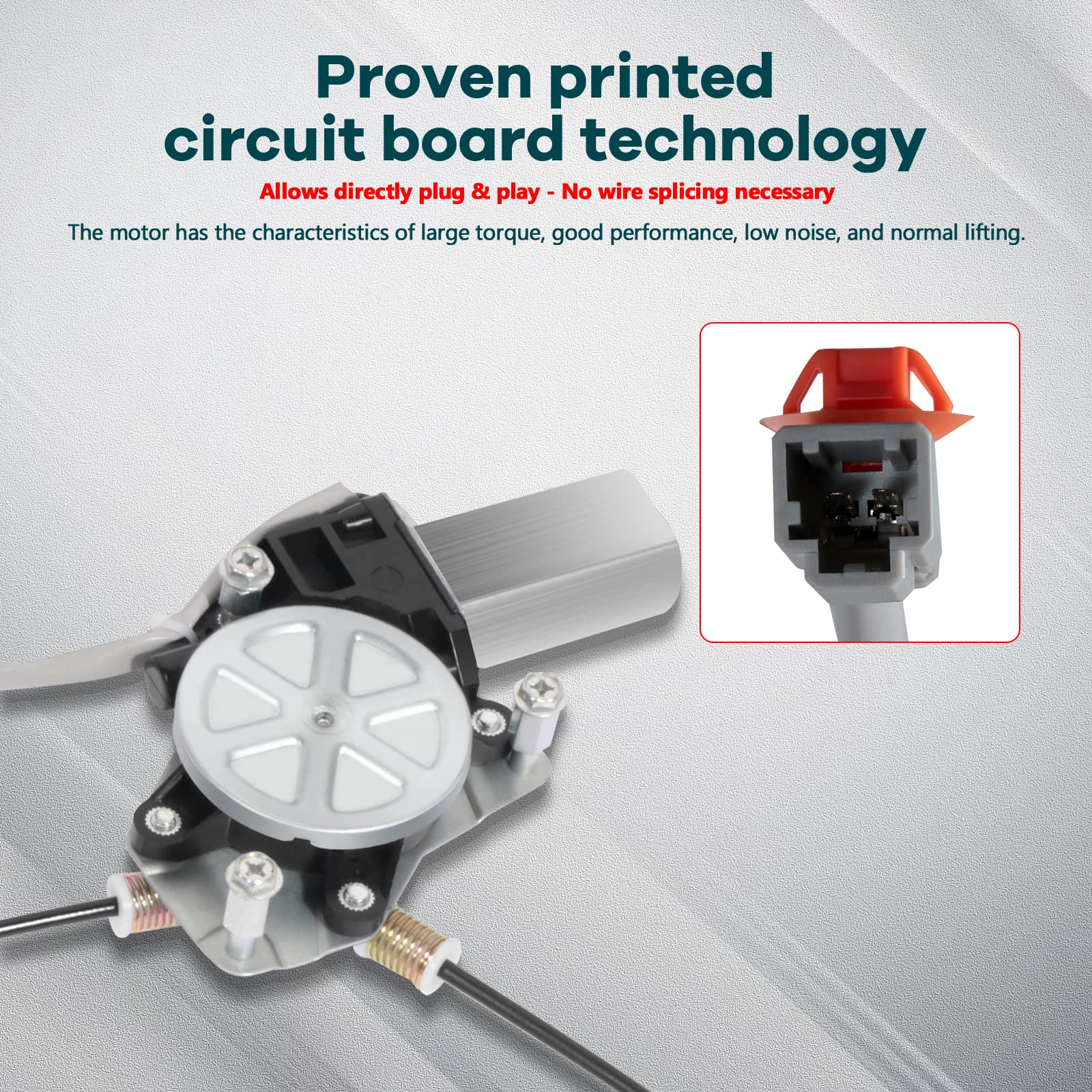 FINDAUTO detailed view of cables and gears showing smooth, quiet operation