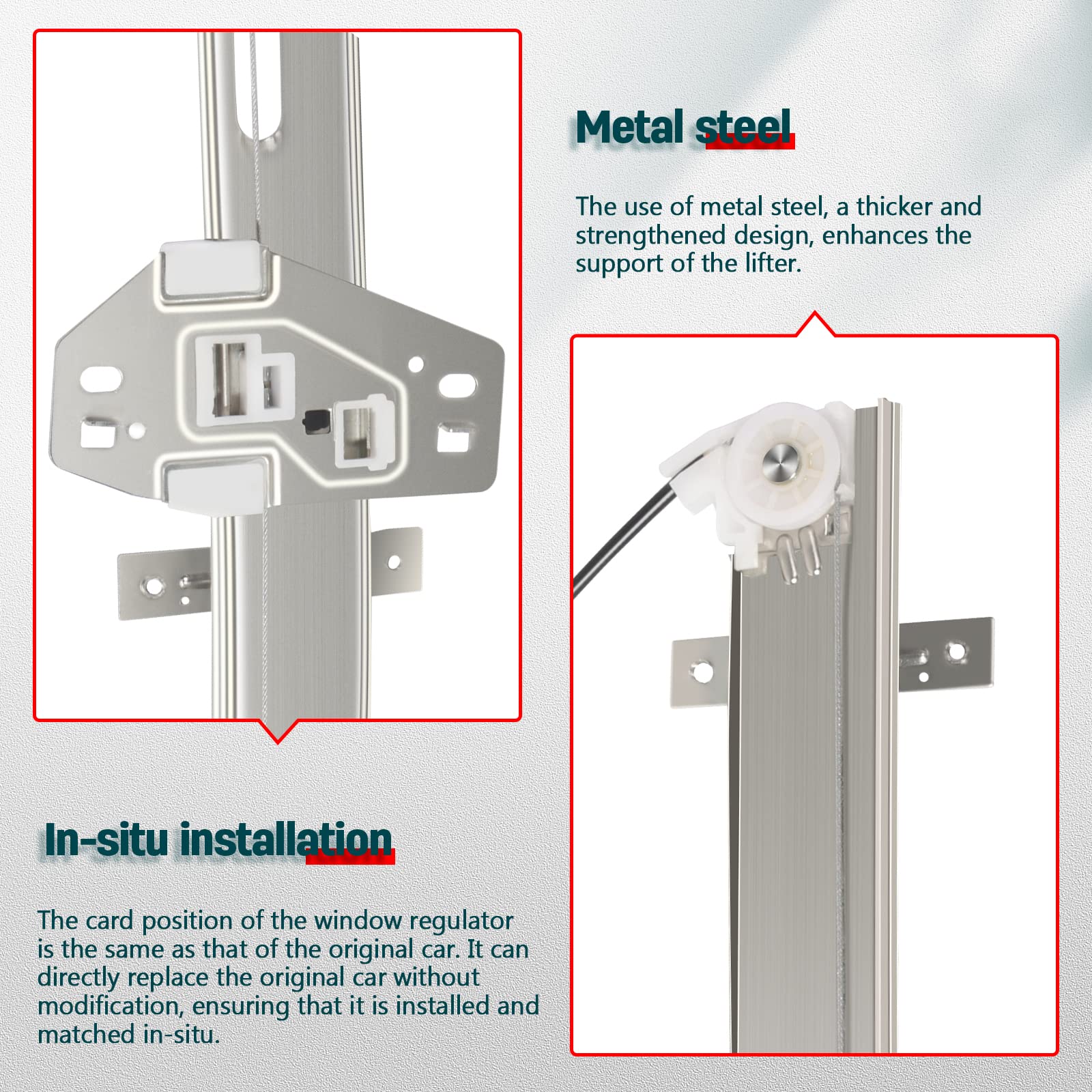 FINDAUTO motor connector detail showing OEM-compatible plug for easy swap